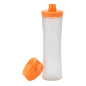 Wholesale - 20oz BORCILICATE GLASS WATER BOTTLE W/ORANGE LID C/P 24, UPC: NO UPC
